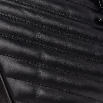 Saint Laurent Calfskin Matelasse Monogram Lou Camera Bag Black 10 of 10