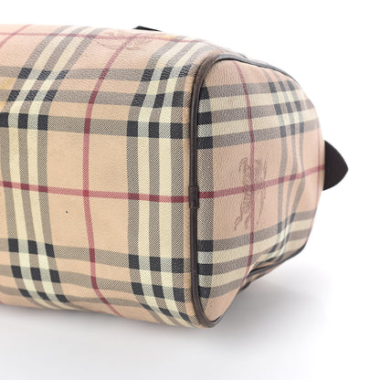 Burberry Haymarket Check Small Chester Bowling Bag Chocolate 10 of 18