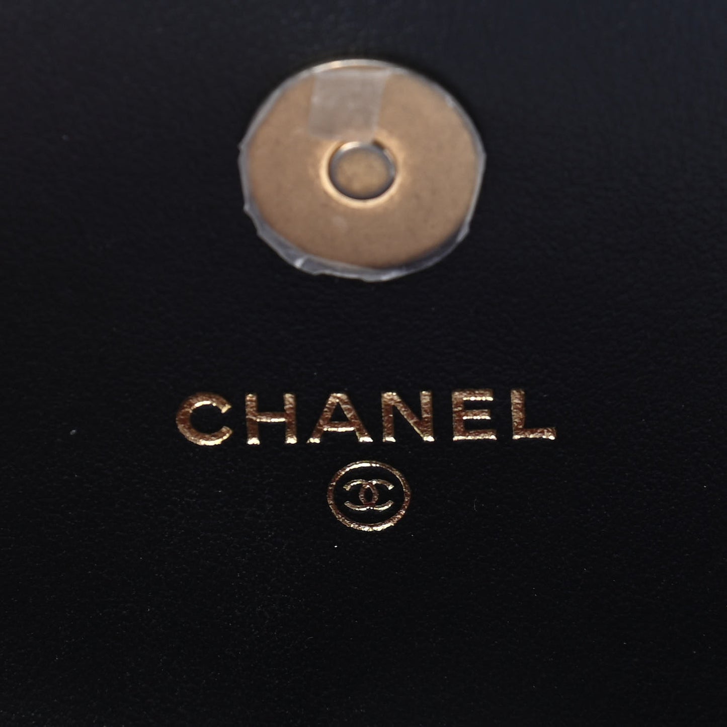 Lambskin Quilted Chanel 19 Flap Clutch Black
