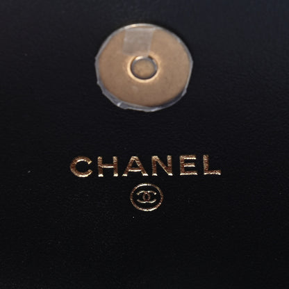 Chanel Lambskin Quilted Chanel 19 Flap Clutch Black 6 of 10