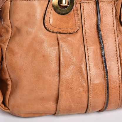 Chloe Lambskin Large Heloise Satchel Gazelle 22 of 31