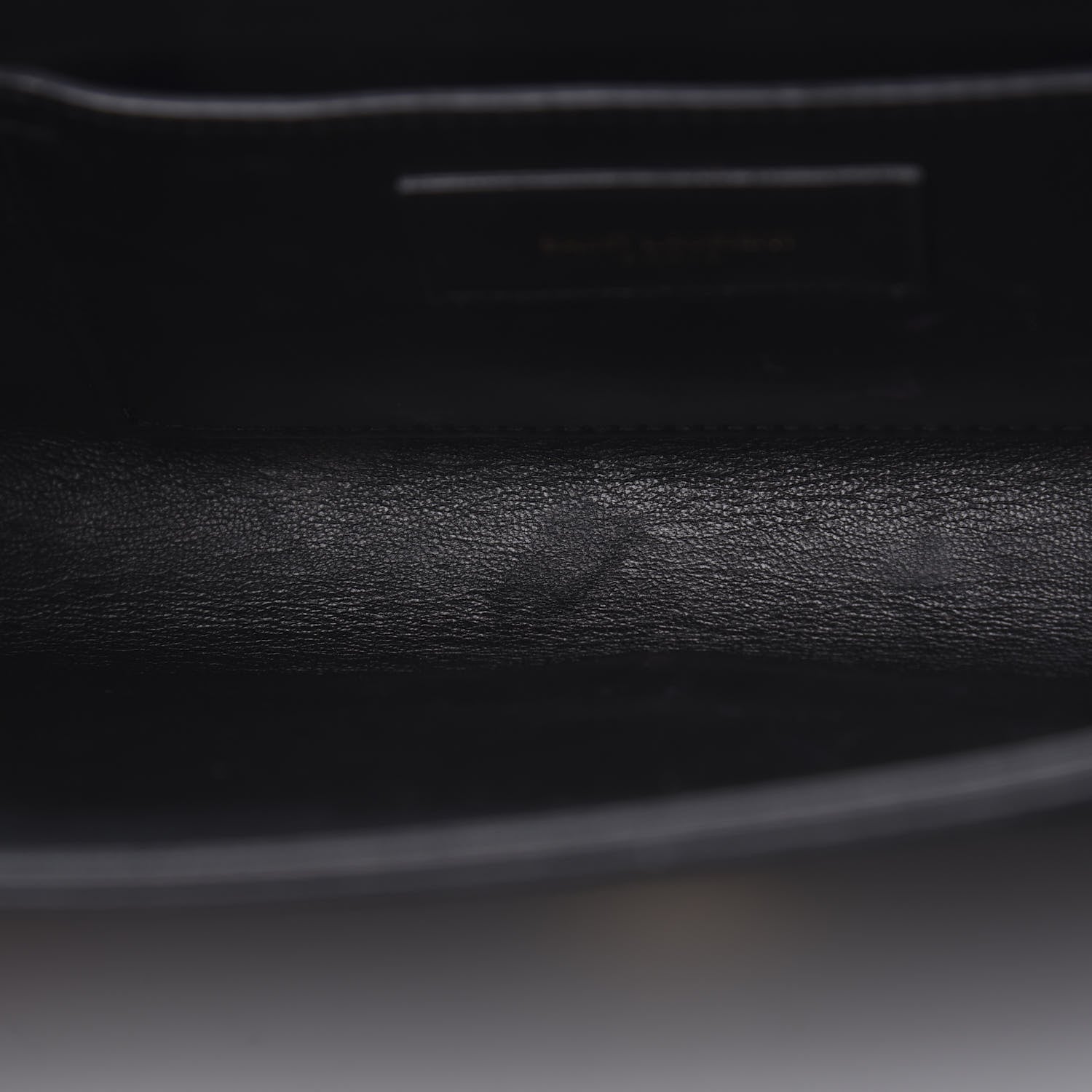 Saint Laurent Suede Classic Monogram Cassandre Tassel Clutch Dark Brown 9 of 12