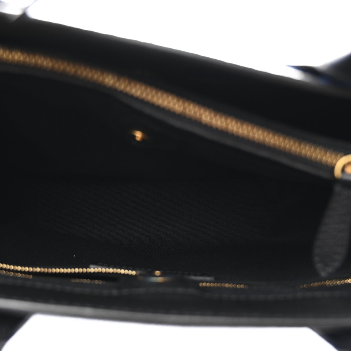 Grainy Calfskin Graffiti Print Medium Banner Tote Black