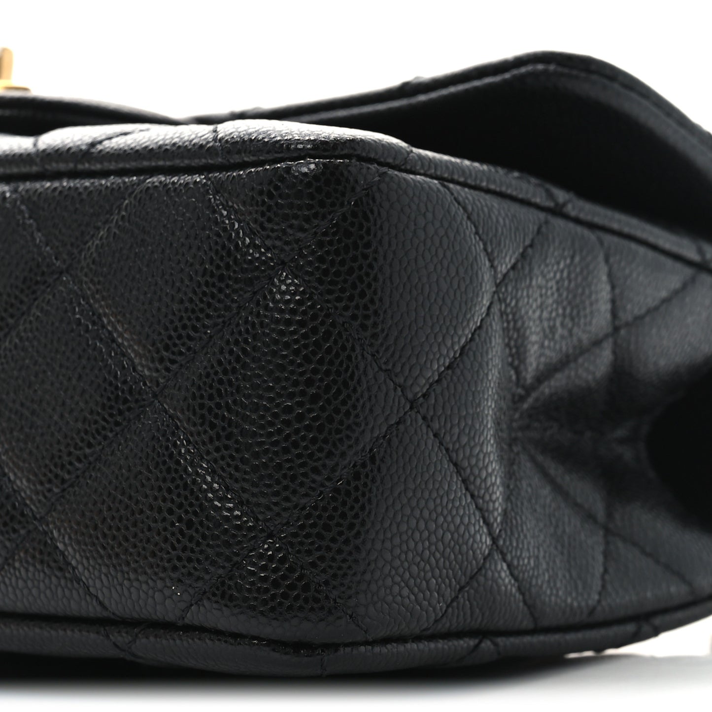 Caviar Quilted Mini Handy CC Flap Black