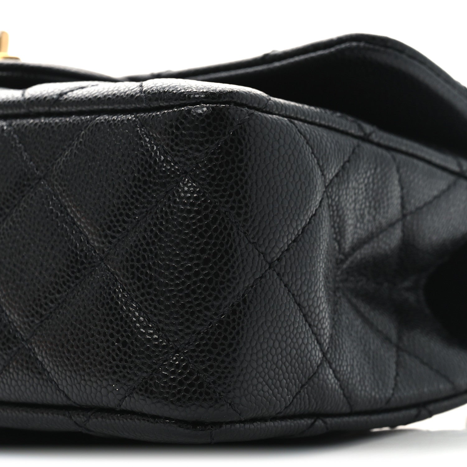 Chanel Caviar Quilted Mini Handy CC Flap Black 10 of 11
