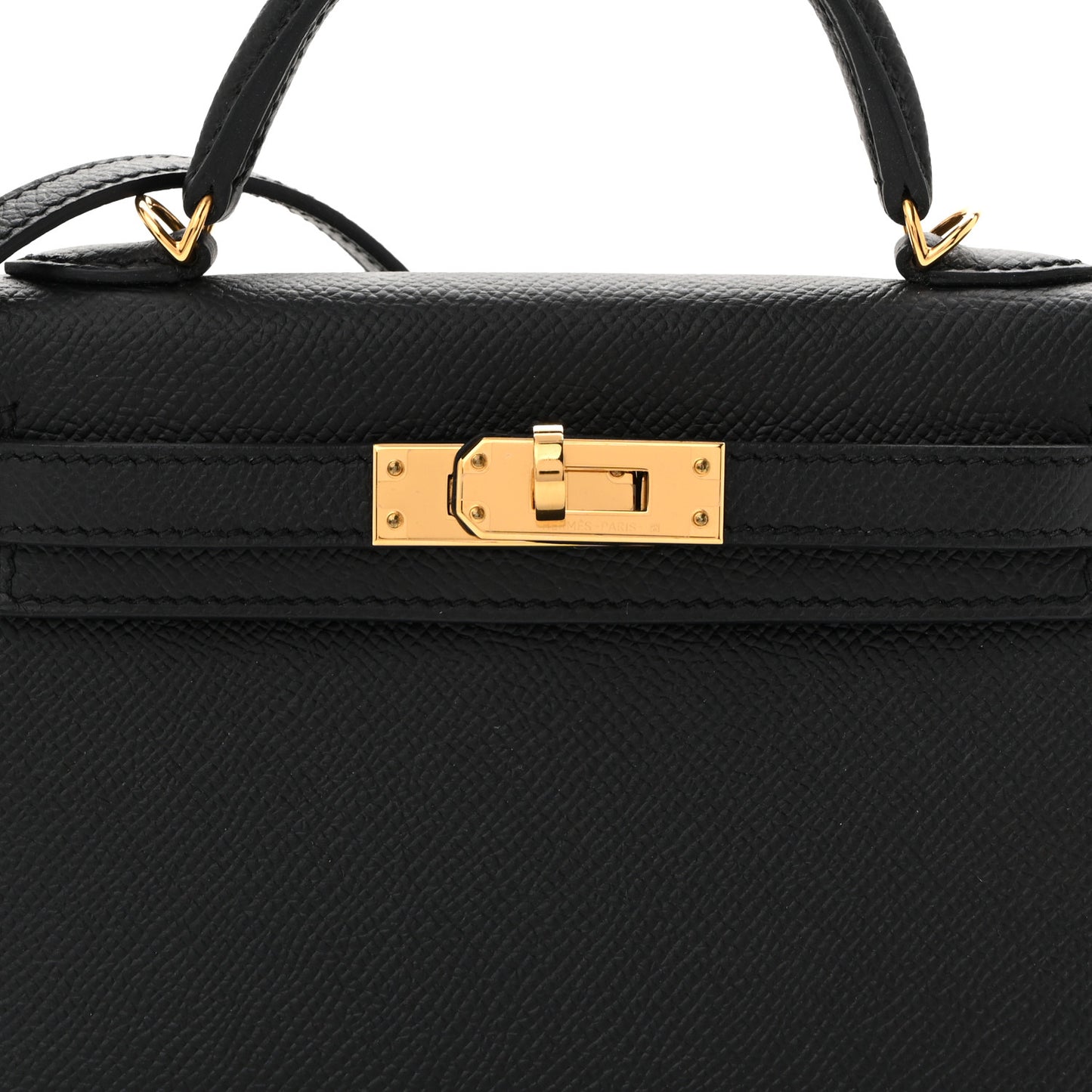 Epsom Mini Kelly Sellier 20 Black Black