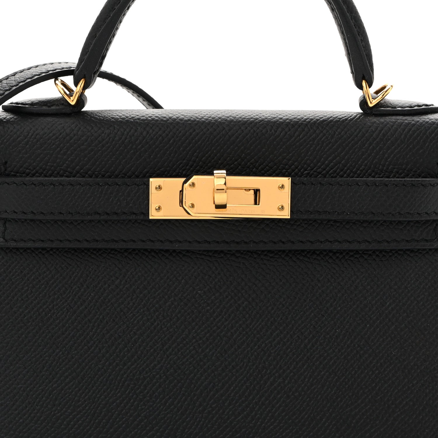 Hermes Epsom Mini Kelly Sellier 20 Black Black 8 of 11