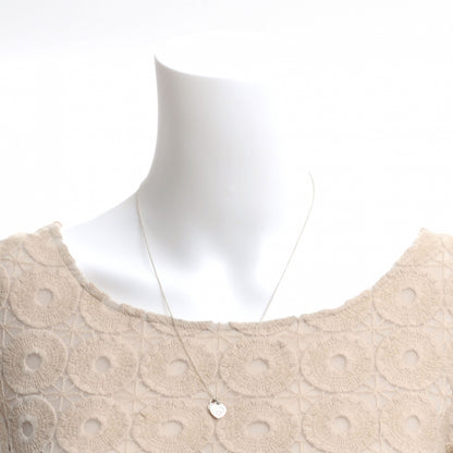 Tiffany Sterling Silver Mini Return to Tiffany Double Heart Tag Pendant Necklace 2 of 4