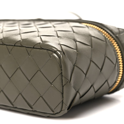 Bottega Veneta Calfskin Intrecciato Bang Bang Vanity Case Cypress 9 of 9