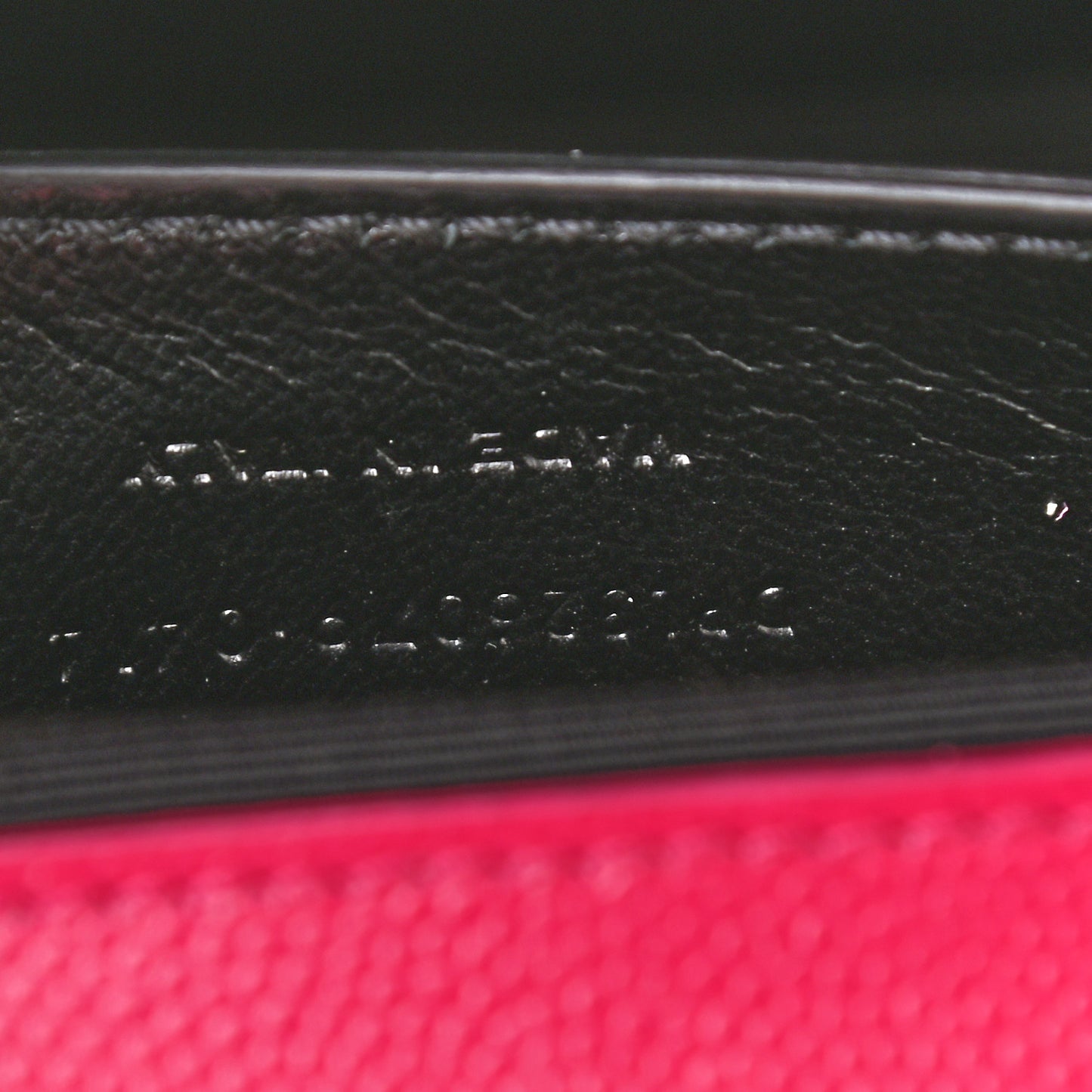 Calfskin Classic Monogram Cassandre Clutch Lipstick Fuchsia