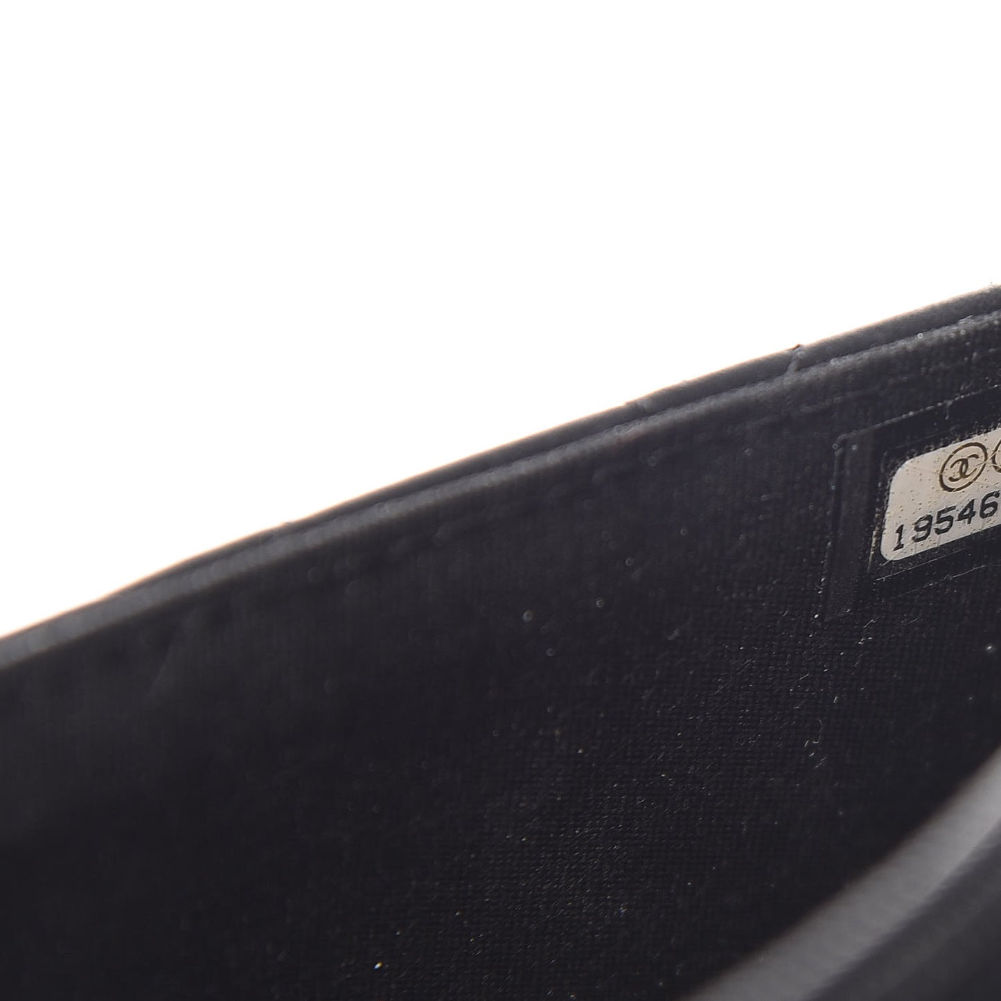 Lambskin Quilted Boy Wallet On Chain WOC Black