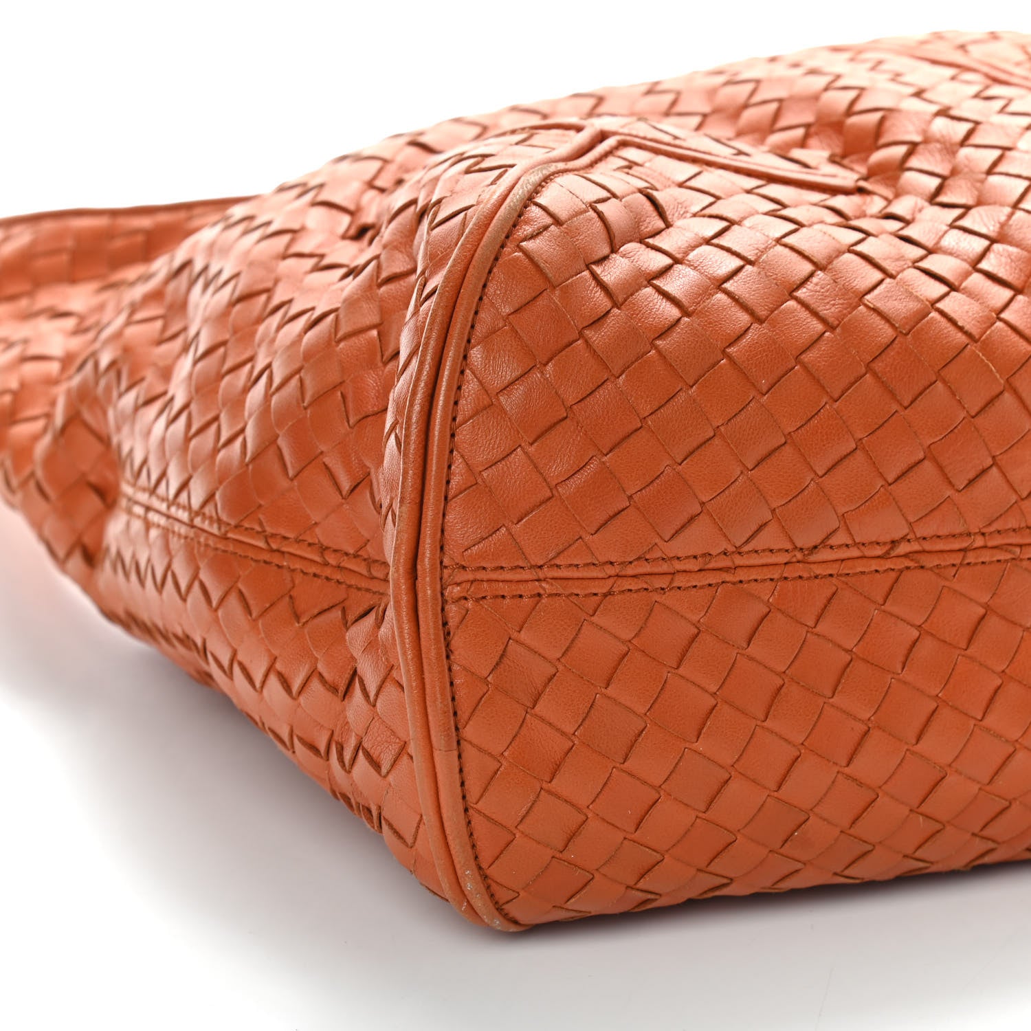 Bottega Veneta Nappa Intrecciato Ball Hobo Orange 6 of 7