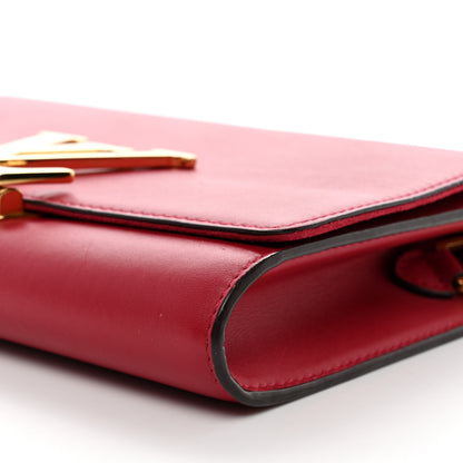 Louis Vuitton Calfskin Chain Louise MM Red 9 of 12