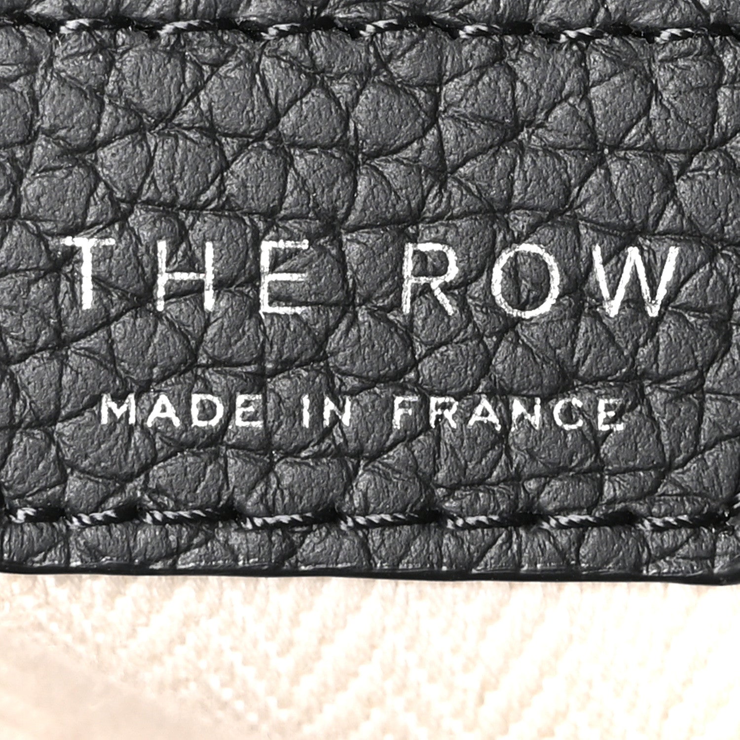 The Row Matte Grained Calfskin Marlo 14 Black 6 of 9