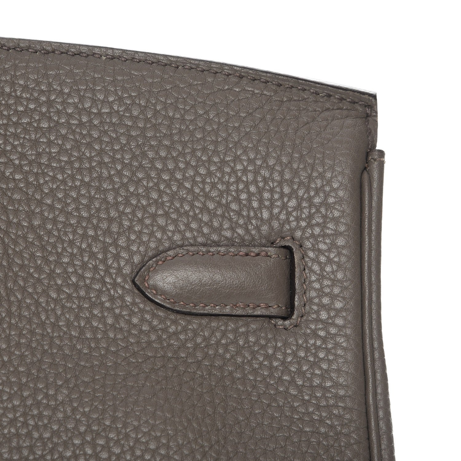 Hermes Taurillon Clemence Birkin 35 Etain 25 of 29