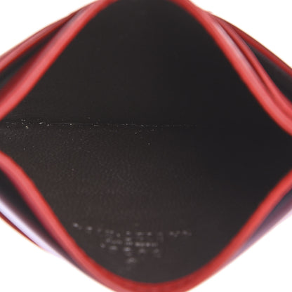Gucci Calfskin Matelasse GG Marmont Card Holder Hibiscus Red 4 of 7