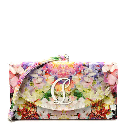 Christian Louboutin Crepe Satin Blooming Loubi54 Crossbody Clutch Multicolor 1 of 11