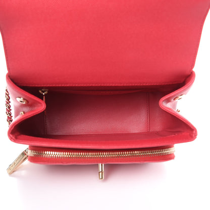Chanel Caviar Quilted Small Business Affinity Flap Red 5 of 11