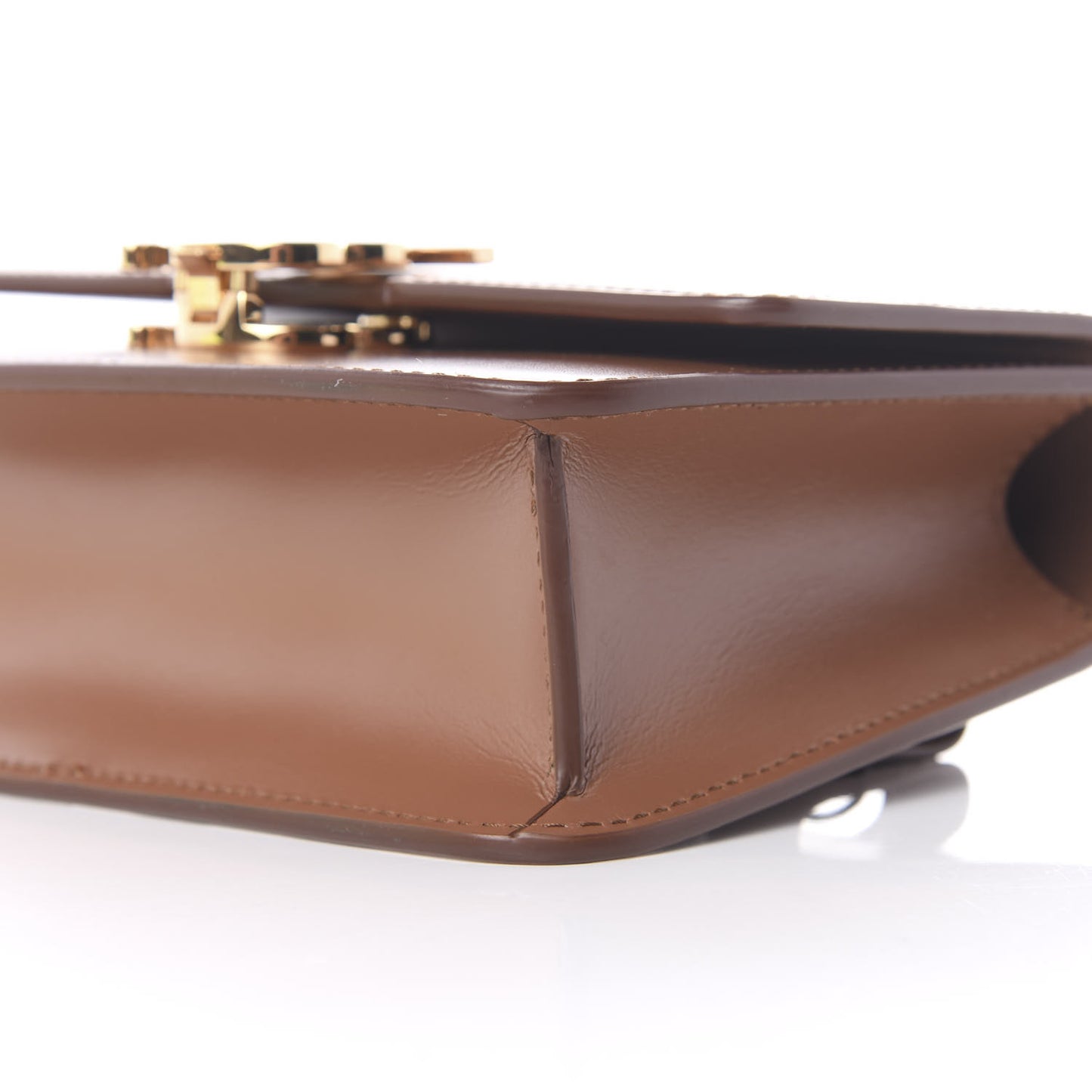 Calfskin TB Belt Bag Malt Brown