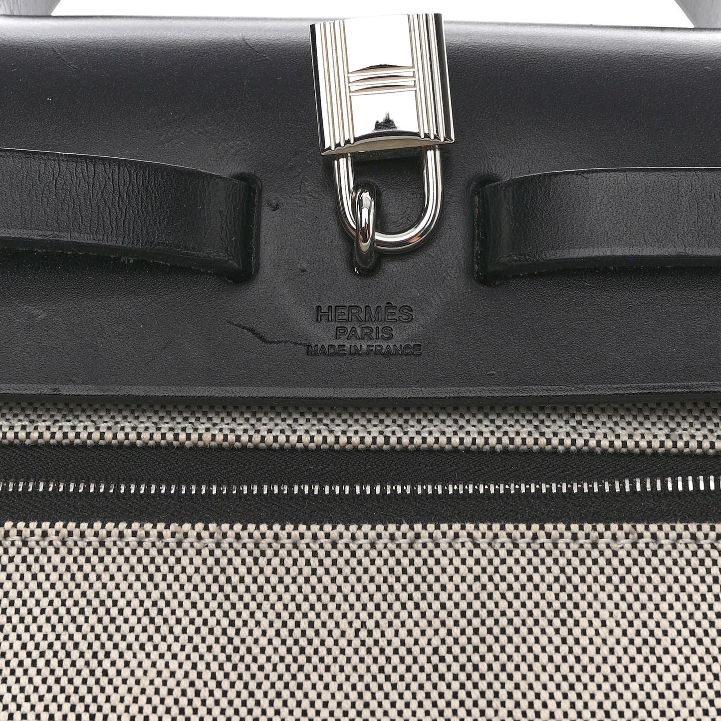 Toile H Berline Vache Hunter Herbag Zip PM 31 Black Ecru