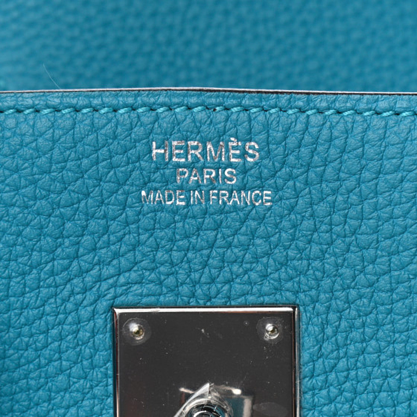 Togo Birkin 35 Turquoise