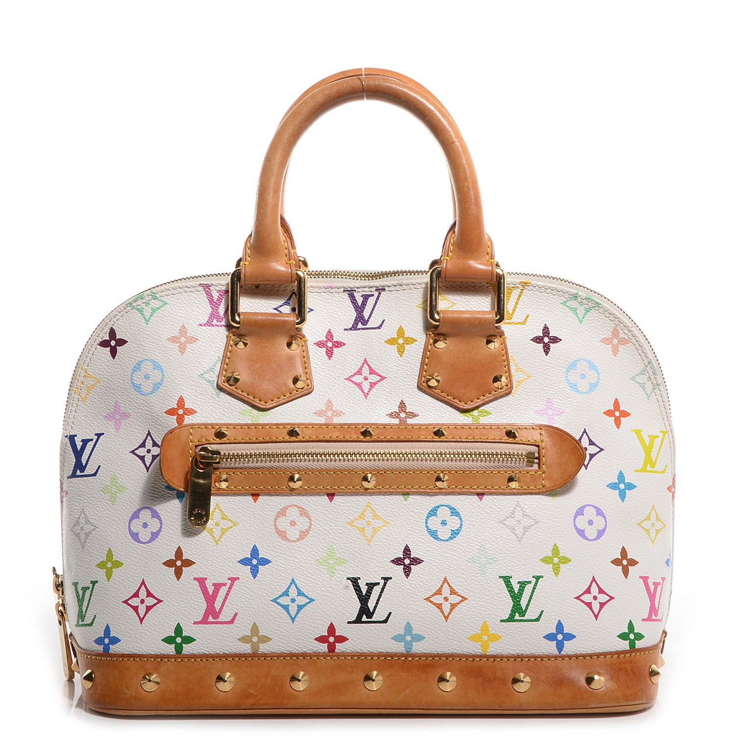 Louis Vuitton Monogram Multicolor Alma White 1 of 7