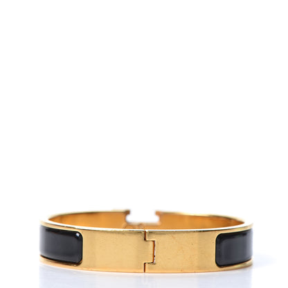 Hermes Enamel Narrow Clic Clac H Bracelet PM Black 2 of 4