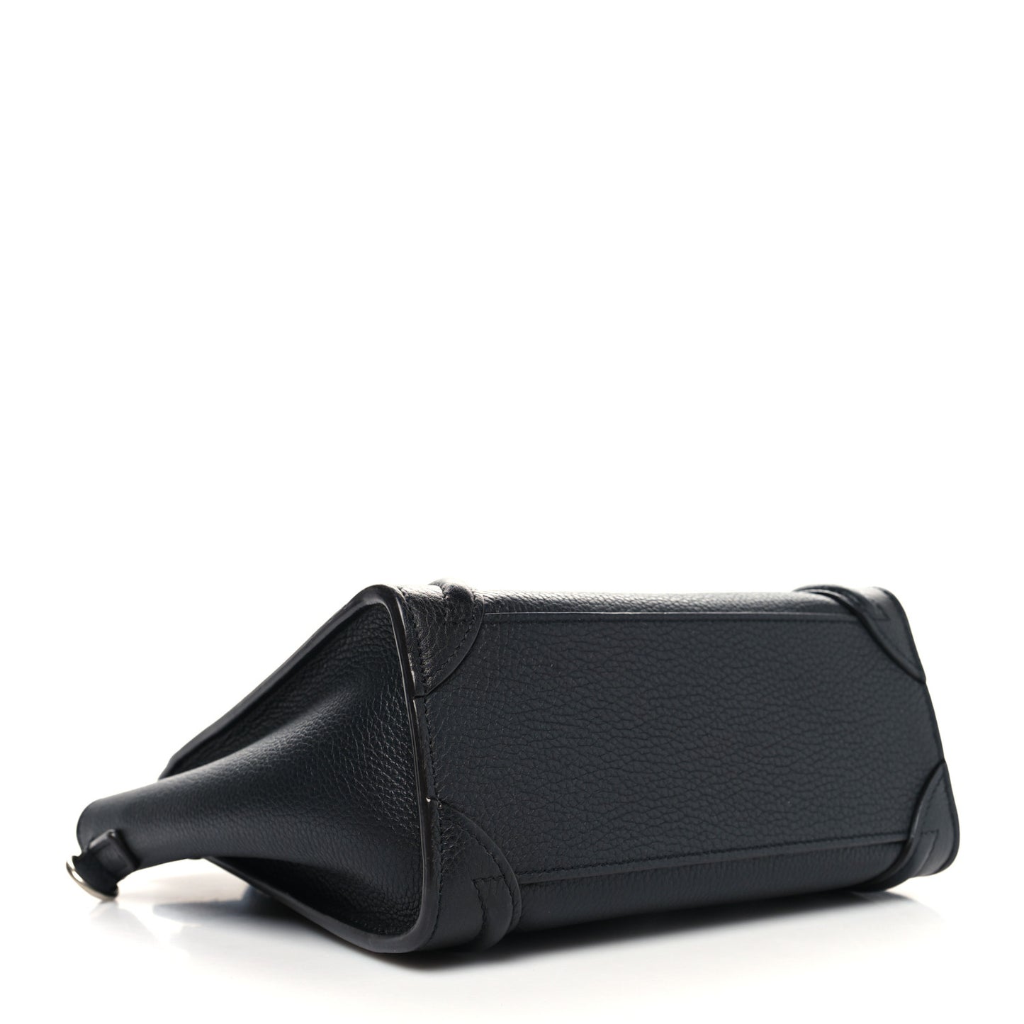 Drummed Calfskin Nano Luggage Black