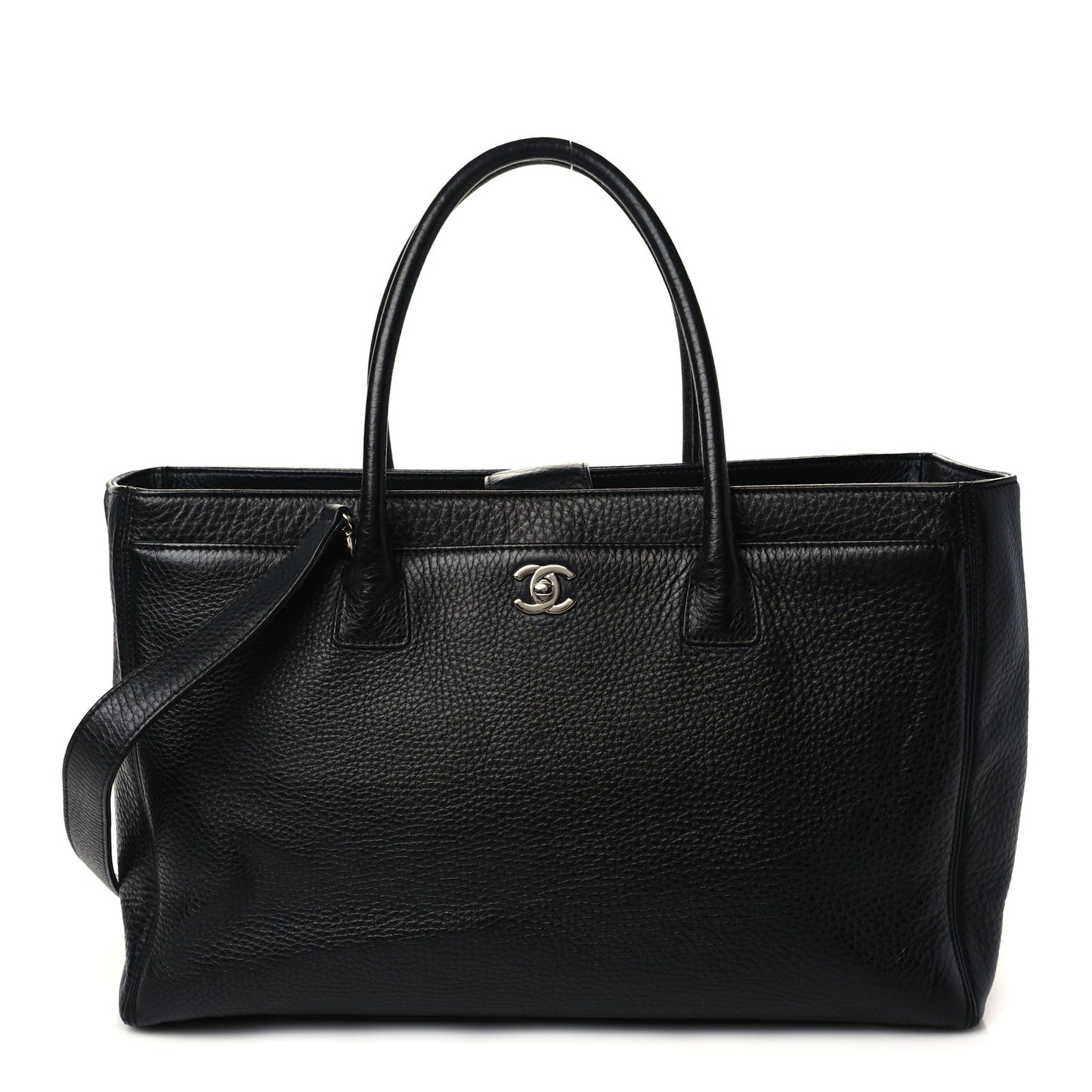 Deerskin Cerf Executive Shopper Tote Black