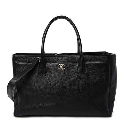 Chanel Deerskin Cerf Executive Shopper Tote Black 1 of 10