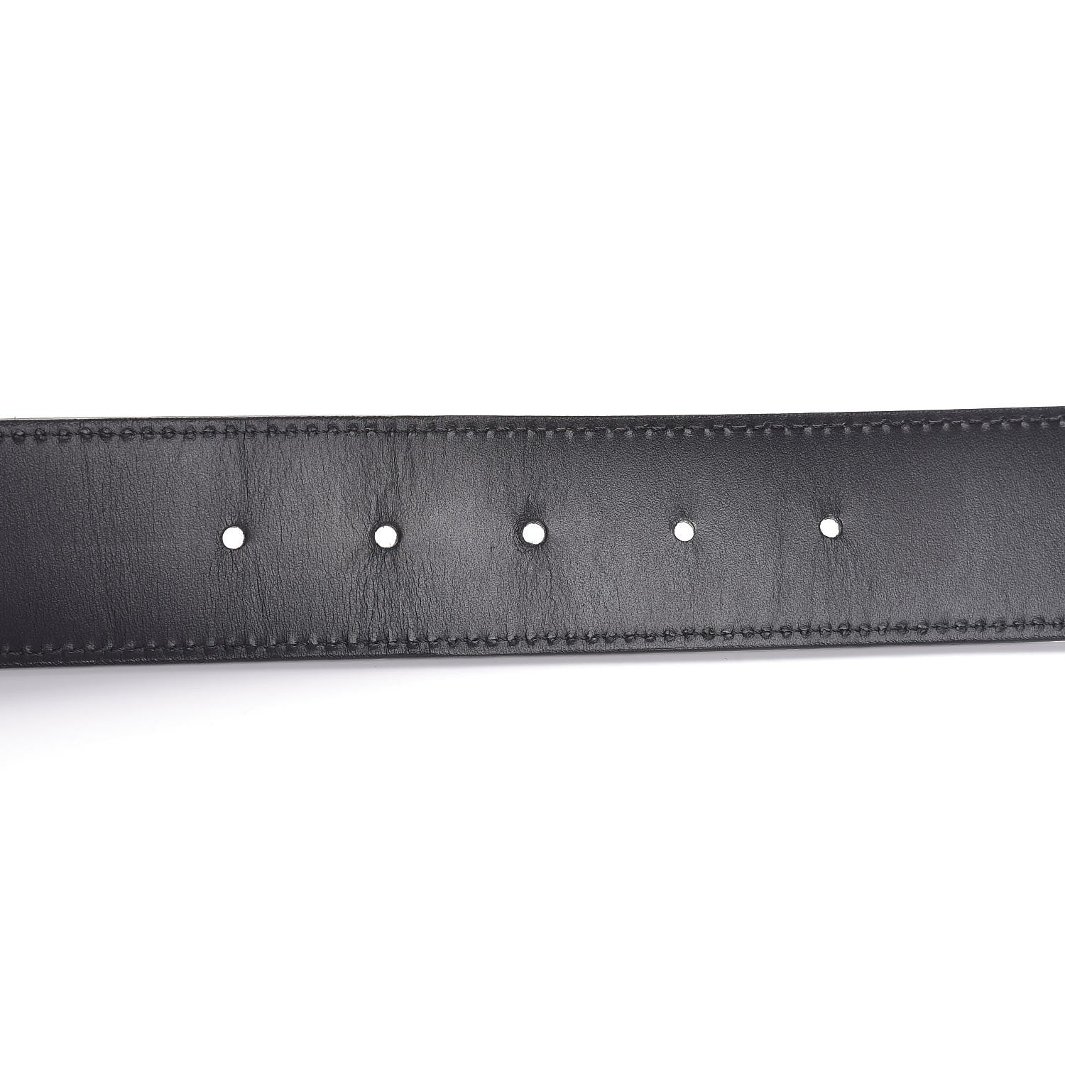Louis Vuitton Calfskin Monogram 30mm LV Initiales Reversible Belt 85 34 Black 5 of 7