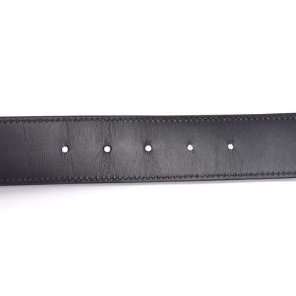 Louis Vuitton Calfskin Monogram 30mm LV Initiales Reversible Belt 85 34 Black 5 of 7