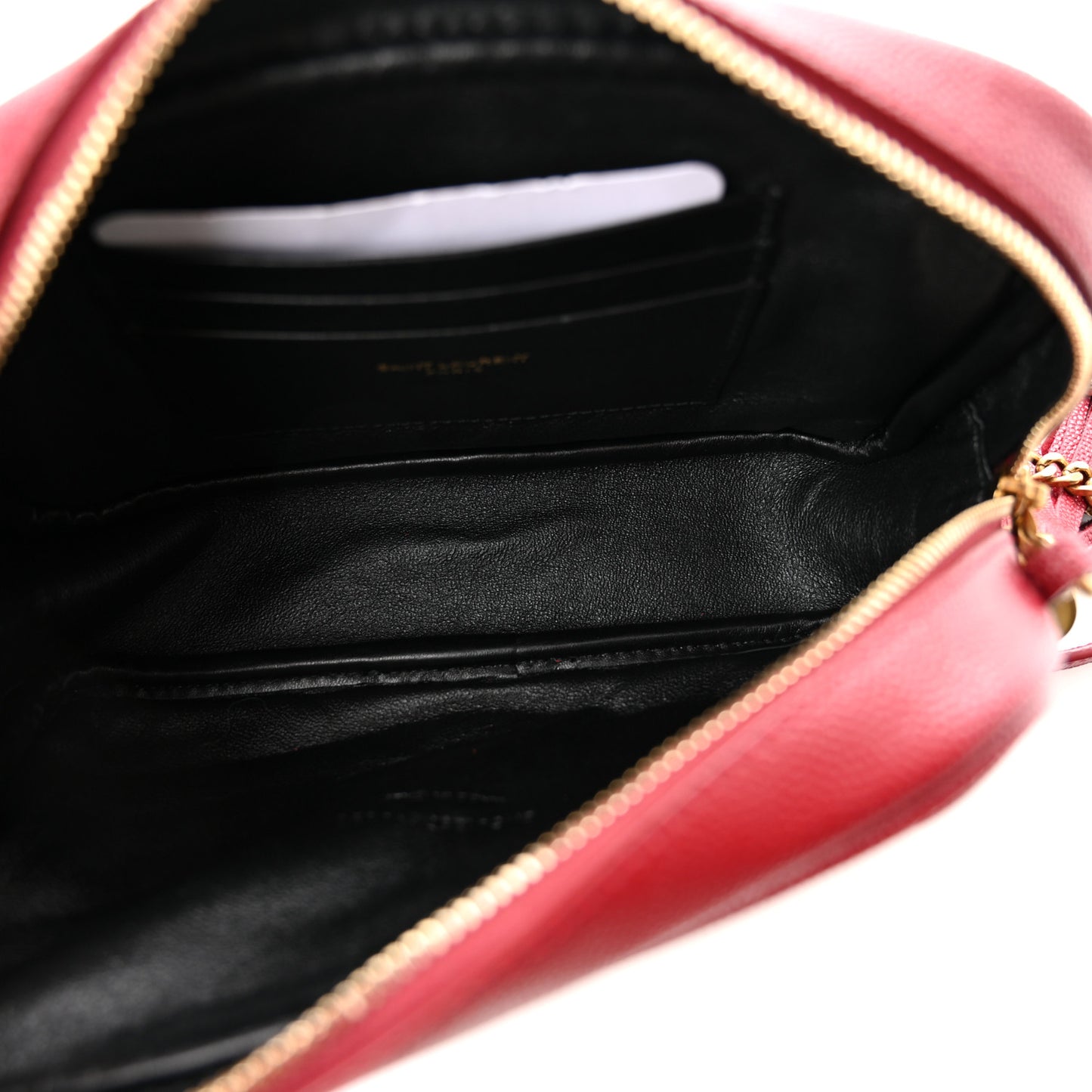 Grain De Poudre Matelasse Monogram Mini Lou Camera Bag Opyum Red