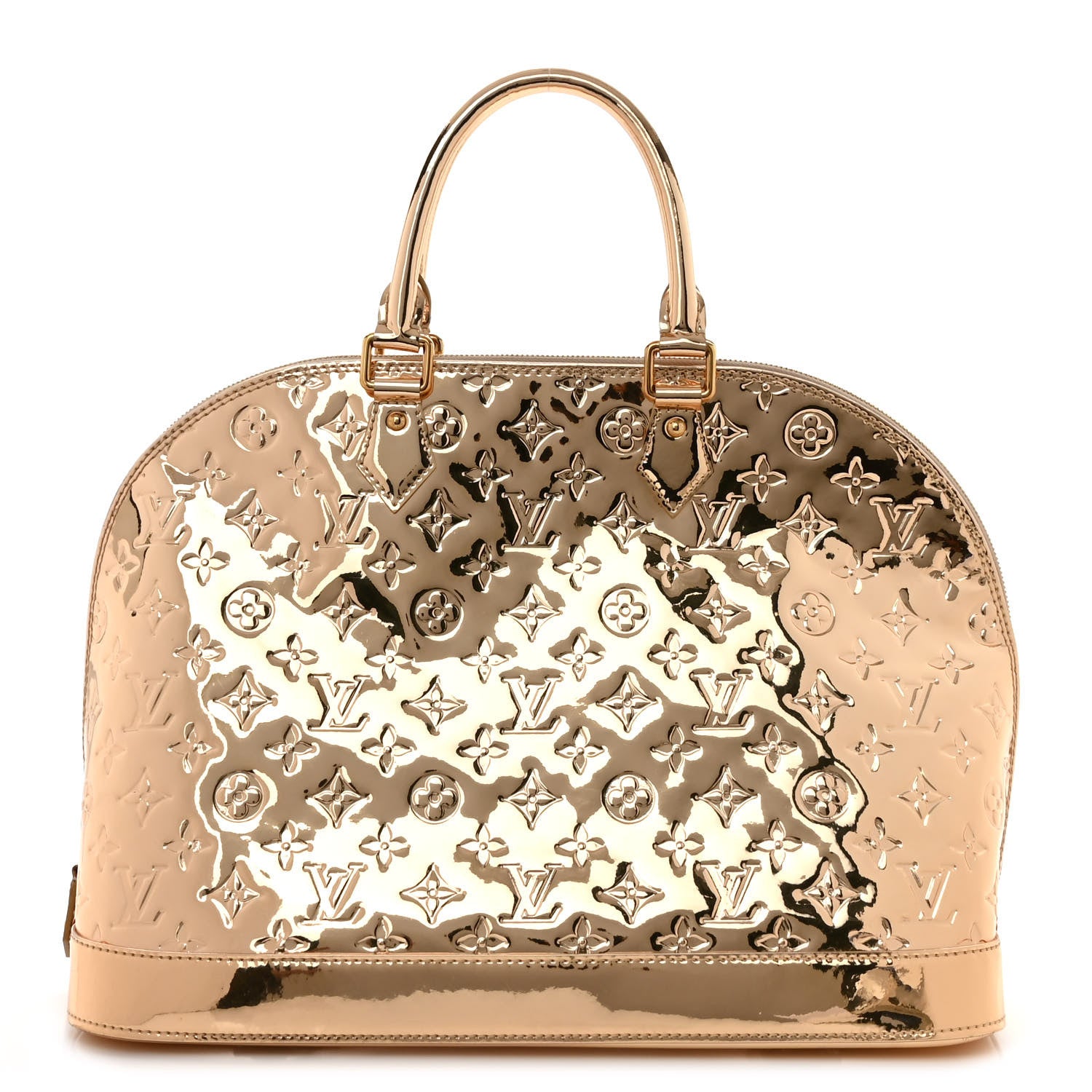 Louis Vuitton Monogram Miroir Alma MM Gold 1 of 10