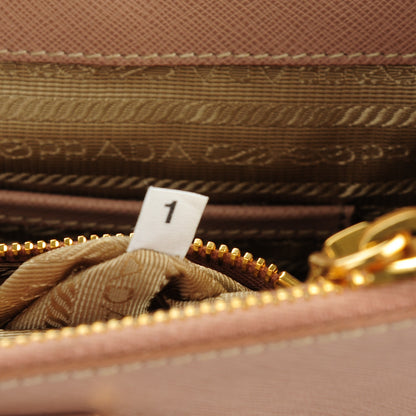 Prada Saffiano Medium Galleria Double Zip Tote Cammeo 9 of 9