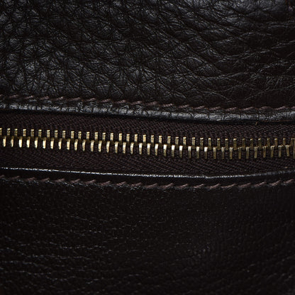 Hermes Taurillon Clemence Kelly Retourne 32 Chocolate 18 of 41