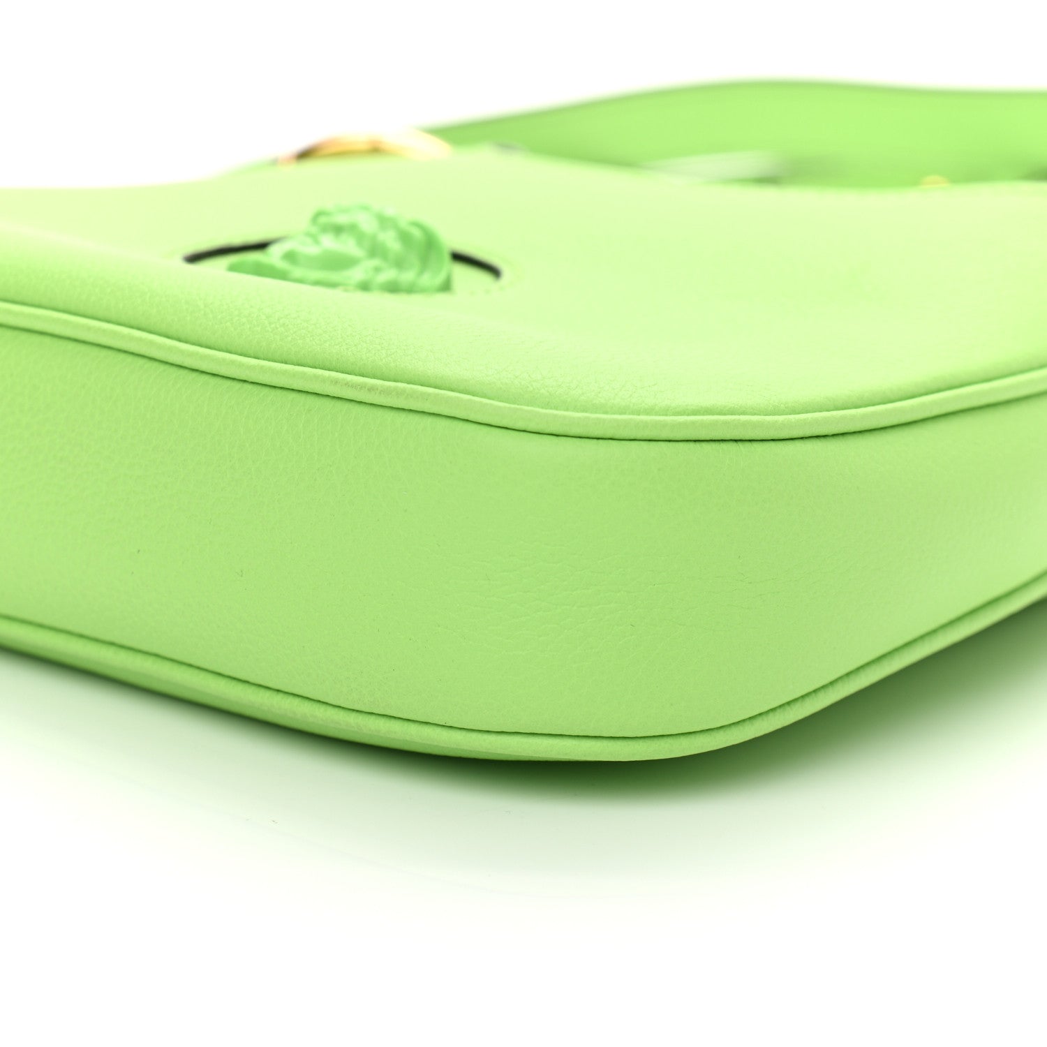 Versace Calfskin La Medusa Small Hobo Crossbody Green 8 of 8