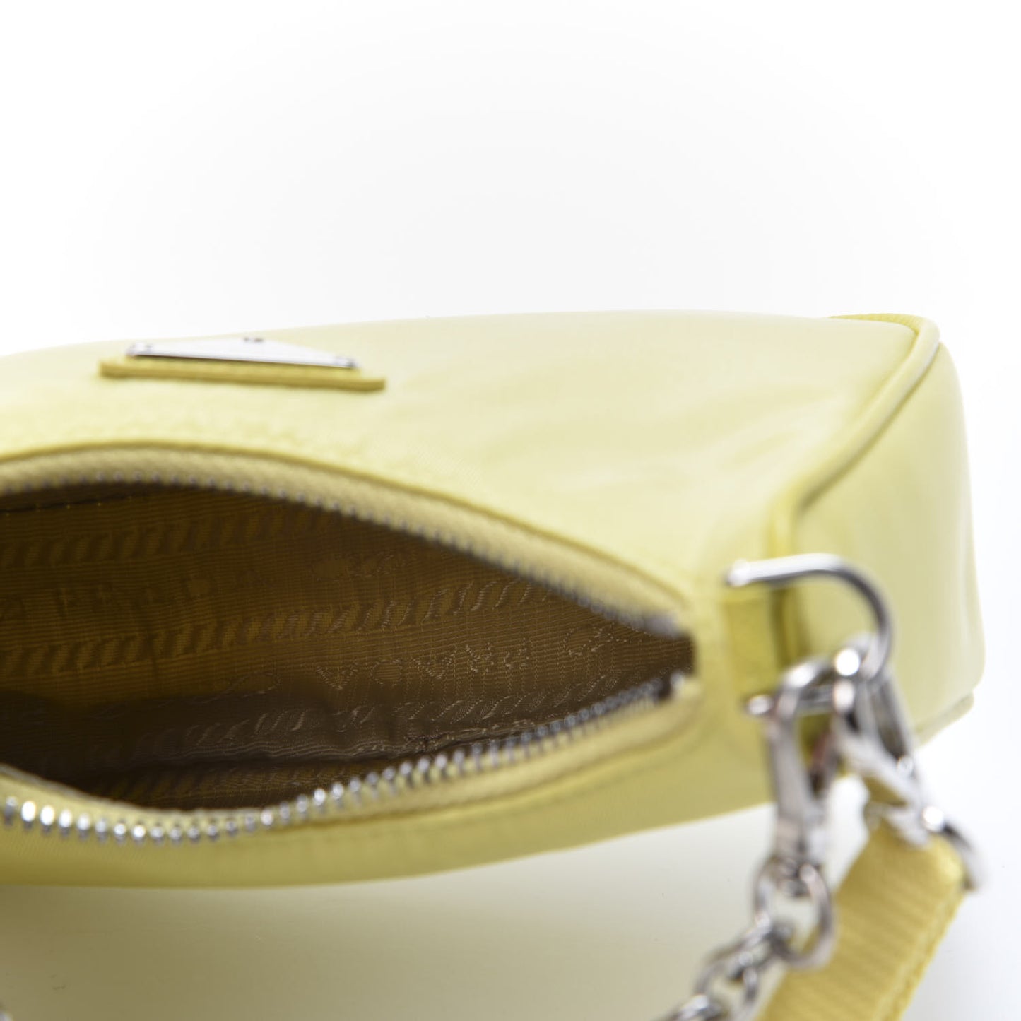 Tessuto Nylon Saffiano Mini Re-Edition 2000 Shoulder Bag Ananas