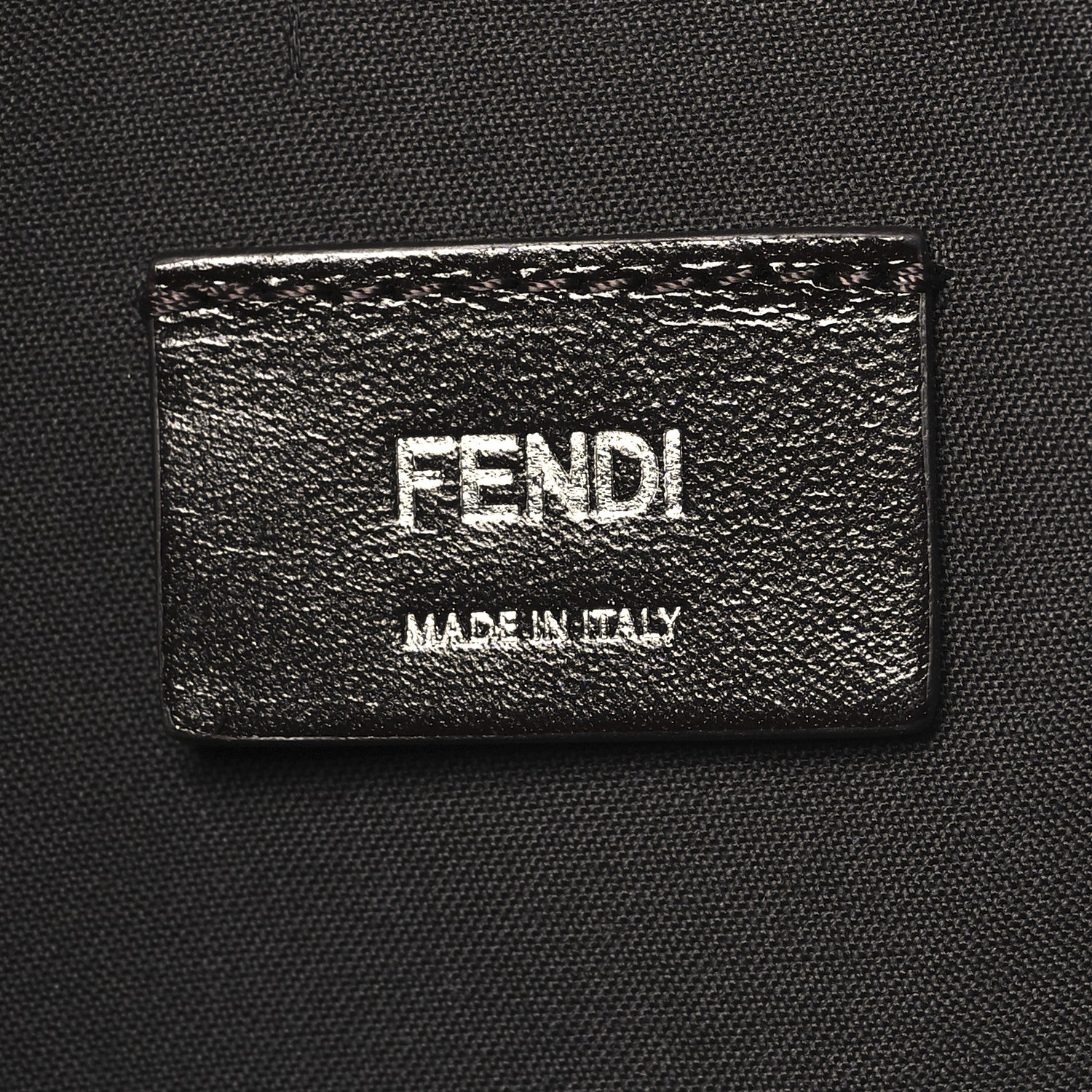 Fendi Glazed Fabric Vitello King FF 1974 Diagonal Medium East West Messenger Tobacco Moro Cuoio 6 of 10