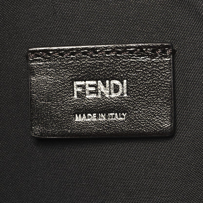 Fendi Glazed Fabric Vitello King FF 1974 Diagonal Medium East West Messenger Tobacco Moro Cuoio 6 of 10