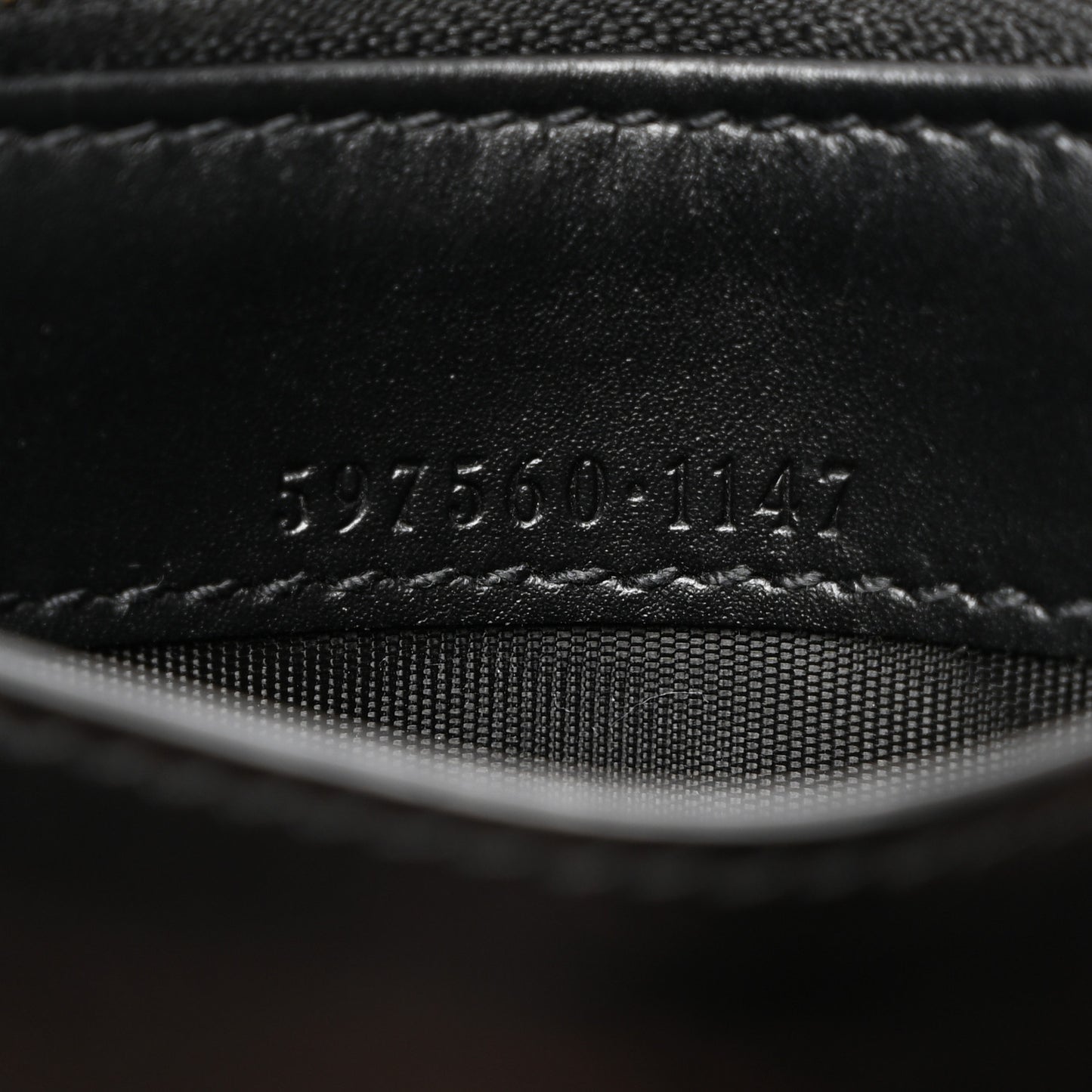 Guccissima Signature Coin Case Card Holder Black