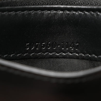 Gucci Guccissima Signature Coin Case Card Holder Black 6 of 7