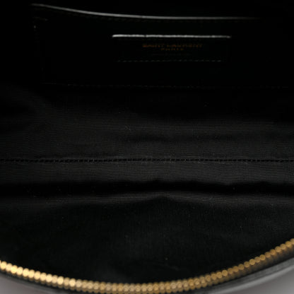 Saint Laurent Lambskin Quilted Maxi Icare Shopping Tote Black 10 of 14