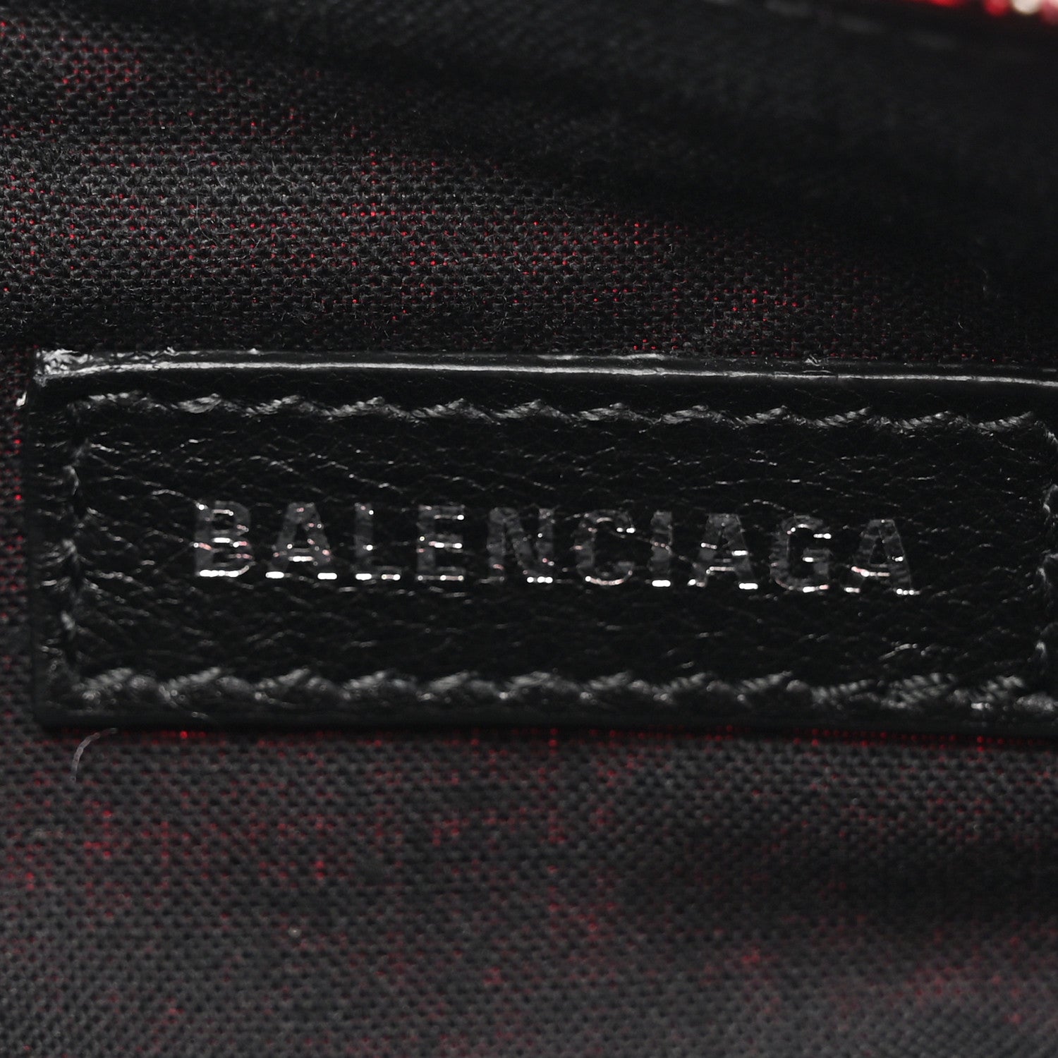 Balenciaga Denim BB Monogram Le Cagole Shoulder Bag XS Pink 6 of 11