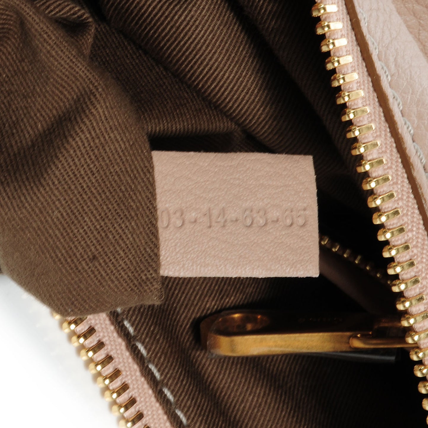Calfskin Medium Marcie Satchel Light Pink