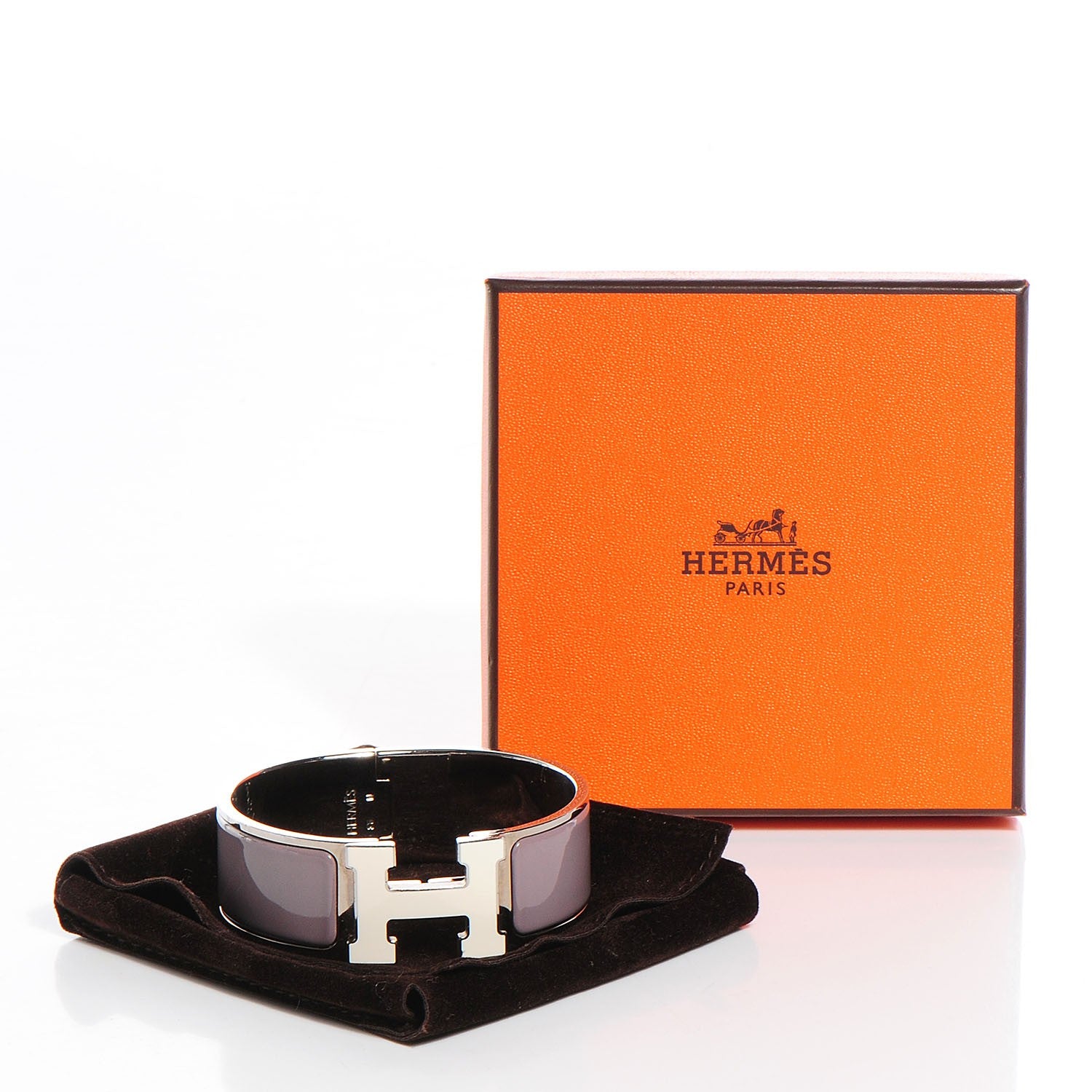 Hermes Enamel Wide Clic Clac H Bracelet 4 of 5
