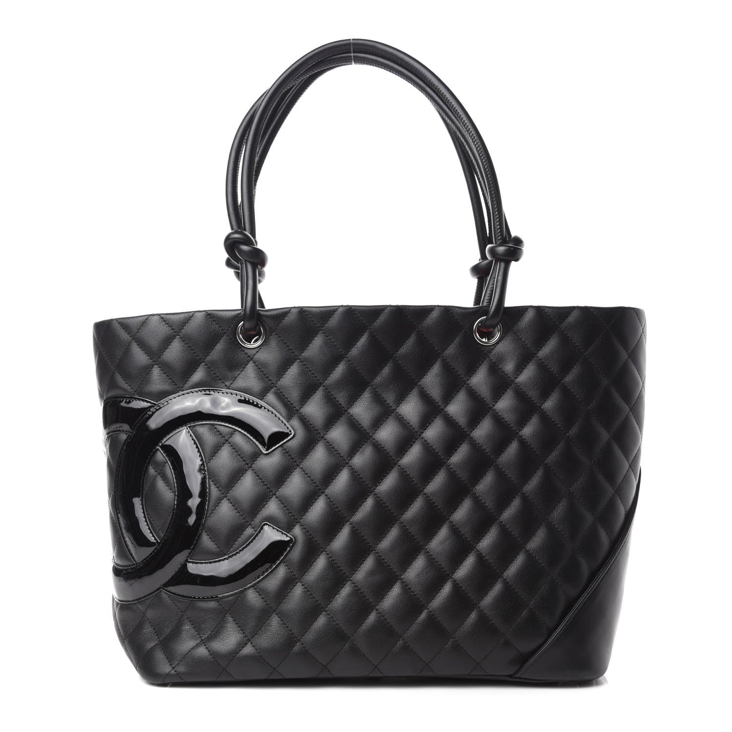Chanel Calfskin Quilted Large Cambon Tote Black 1 of 10