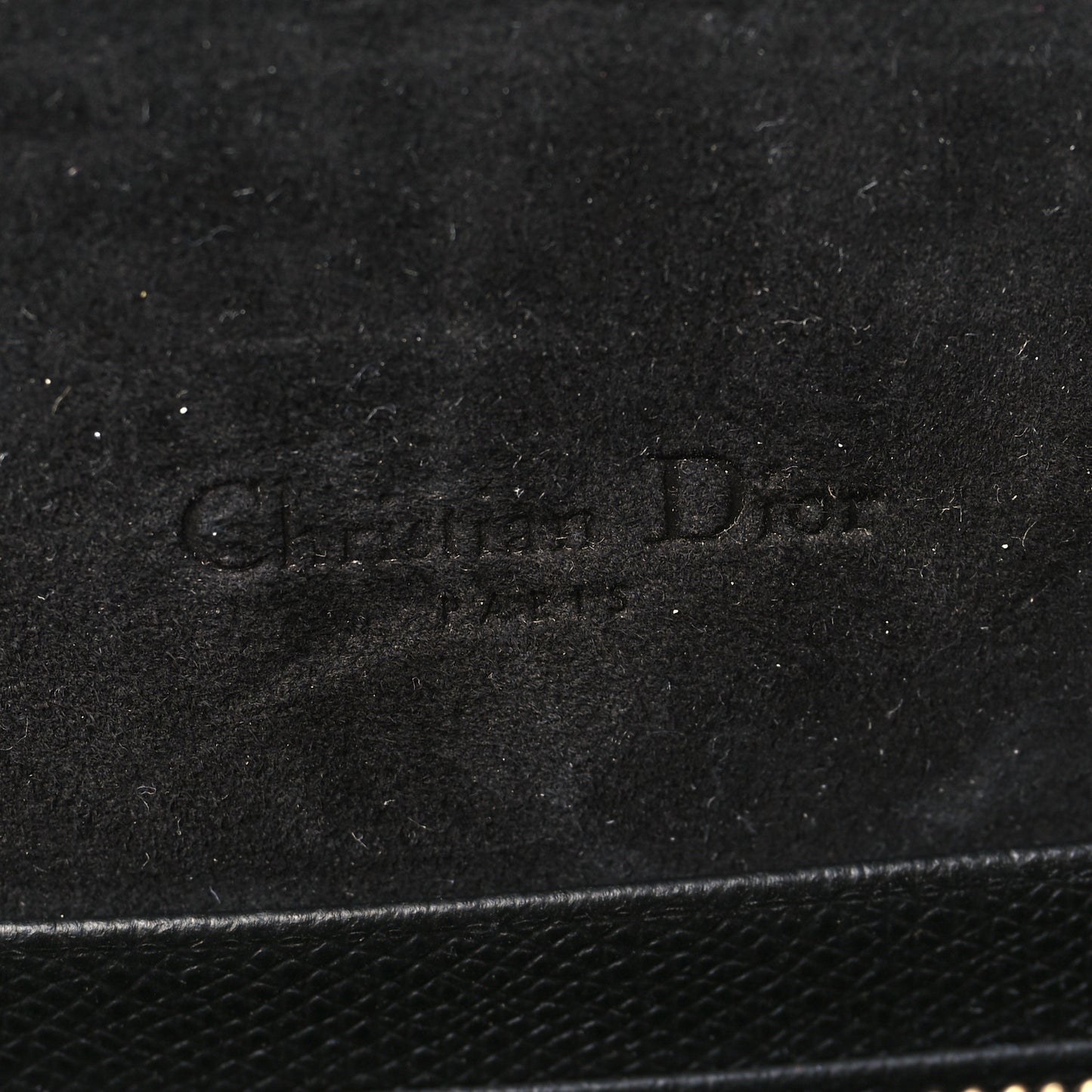 Grained Calfskin Saddle Belt Bag Black