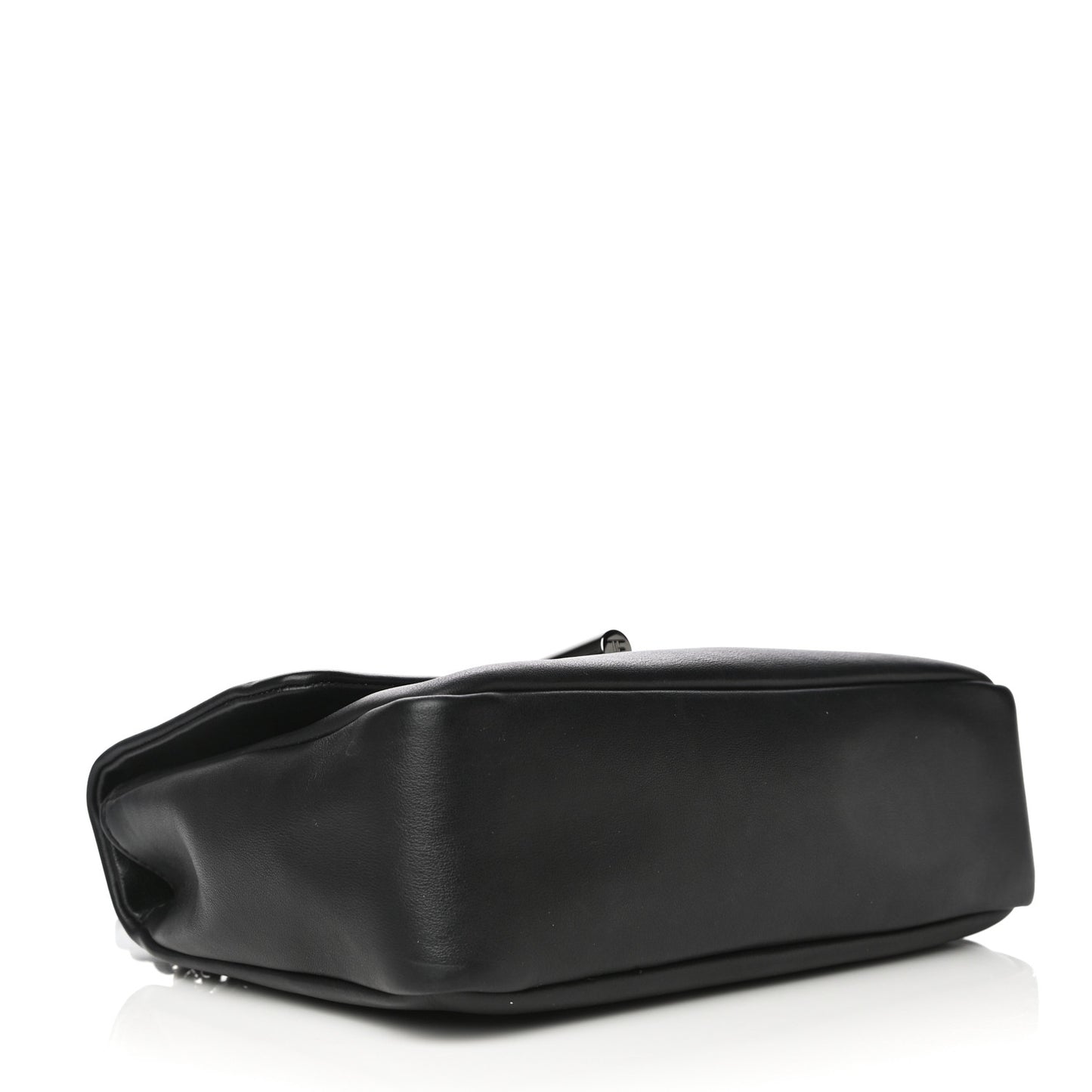 Calfskin Large Natalia Chain Bag Black