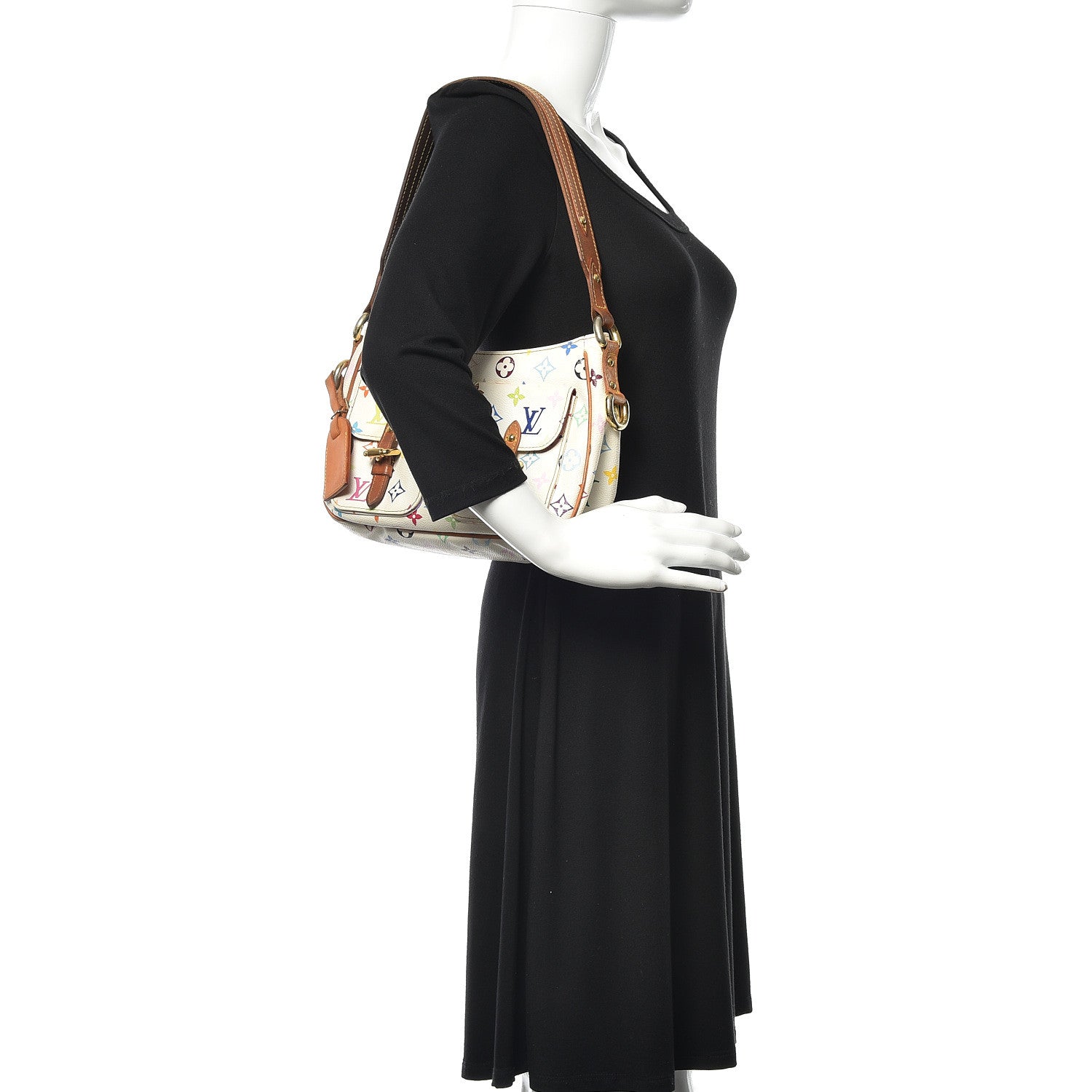Louis Vuitton Monogram Multicolor Lodge PM White 2 of 18